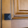 thumbnail image 5 of GlideRite 1-1/4 in. Classic Square Pyramid Cabinet Knobs, Matte Black, Pack of 25, 5 of 5
