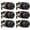 Black, variant on Black Door Knobs, 6 Pack Privacy Door Knobs Interior Door Knobs for Bedroom/Bathroom Keyless Doorknobs Interior/Exterior Lockset, Black Modern Design Door Hardware