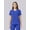 Electric Blue, variant on Scrubstar Performance Women’s Shaped Antimicrobial Mesh Panel V-Neck Scrub Top, Sizes XS–3XL