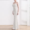 thumbnail image 3 of UPPADA Robe Sirène à une Épaule pour Femme Sans Manches Couleur Unie Robe Décontractée Robe de Cocktail Robe de Soirée Ourlet Haut-Bas Robe de Fête Robe de Bal de Mariage Robe de Bal Formelle Aubaines 2024, 3 of 5