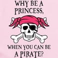 thumbnail image 2 of CafePress - Pink Princess Pigtail Pirate Body Suit - Baby Light Bodysuit, Size Newborn - 24 Months, 2 of 4
