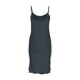 thumbnail image 3 of Sakmal Womens Nightgowns Square Neck Chemises Cute Sleeveless Blue Nightgowns for Women S, 3 of 4