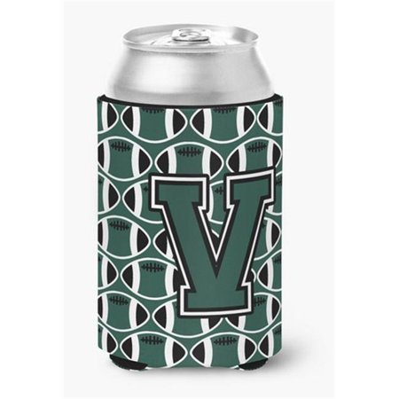 

Letter V Football Green & White Can or Bottle Hugger