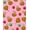 Pink, Pattern 2, variant on ODIKA 2x3 Machine Washable Non-Slip Area Rug, Festive Smiling Cookie Characters Bath with Cheerful Holiday Faces High Traffic Rug, Brown, 741901
