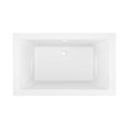 thumbnail image 7 of Aqua Eden VTPN593619C 59" Acrylic Rectangular Drop-In Tub with Reversible Drain, Glossy White, 7 of 7
