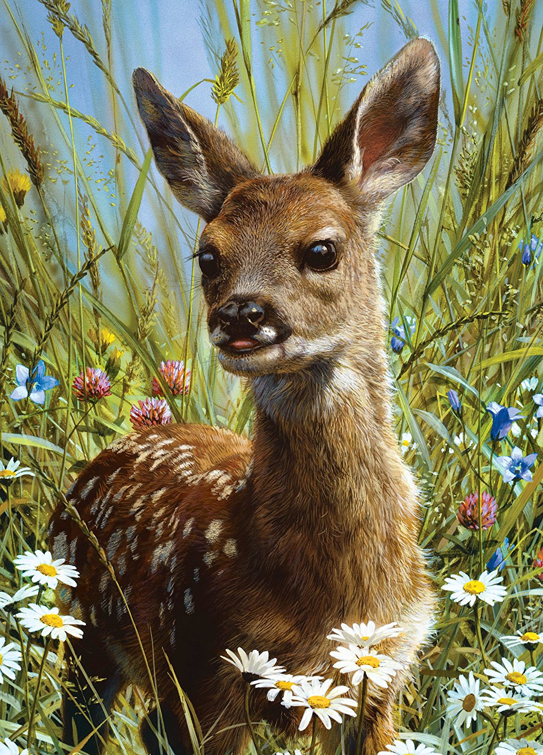 MasterPieces Animal Planet Spring Fawn - Deer 1000 Piece Jigsaw Puzzle by Carl Brenders - image 2 of 2