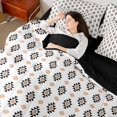 thumbnail image 5 of Manfei Aztec Geometric Full Size Bedding Sets, Bohemian Southwestern Full Size Bed in a Bag, White, Black Reversible 7 Pieces, 5 of 6