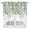 White Green, variant on Swag Valance Curtains for Windows, Sage Green Eucalyptus Leaves Light Filtering Kitchen Curtains, Summer Weeping Floral Botanical Window Treatment Valances for Living Room, 36x36 - 2 PCS