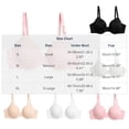 thumbnail image 3 of Yutgune Push Up Bra Underwire Balconette Push Up Bras for Women Adjustable Strap Valentines Bra, 3 of 5