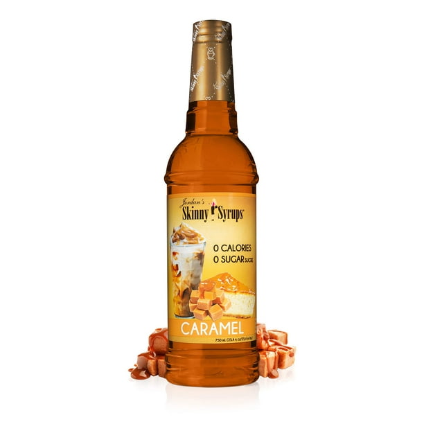 Jordan's Skinny Gourmet Syrups Sugar Free, Caramel, 25.4Ounce