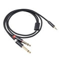 thumbnail image 1 of 3.5 To 6.35 Audio Cable Good Contact Performance Easy To Apply Adapter Wire Aluminum Alloy Shell Strong Tensile Resistance 3M, 1 of 6