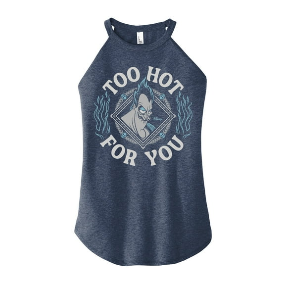 Disney Villains - Hades Too Hot For You - Juniors High Neck Tank Top