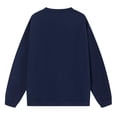 thumbnail image 3 of Gibobby Sudaderas de moda Suéter informal a cuadros con estampado de y silueta de árbol verde para mujer, festivo y elegante, perfecto para Navidad (Azul, XL), 3 of 5