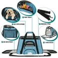 thumbnail image 3 of PetAmi Airline Approved Pet Carrier for Cat, Soft Sided Dog Carrier for Small Dogs, Cat Travel Supplies Accessories for Indoor Cats, Ventilated Pet Carrying Bag Medium Large Kitten Puppy, Small Blue, 3 of 7