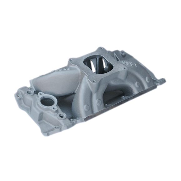 Dart Intake Manifold 41125000 Big Block Intake Manifolds; 3500 - 9000 RPM; Single Plane; 4500 Flange Carburetor; Aluminum; Natural