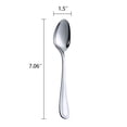 thumbnail image 4 of Mainstays Fleetline Mirror Polishing Stainless Steel Tableware Spoons Adult 3-Piece Set, Silver, 4 of 10