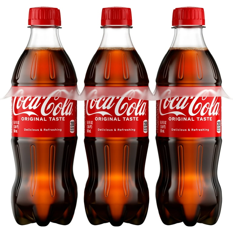Coca-Cola Classic Soft Drink, Refreshing Coke Soda Pop, 16.9 fl oz