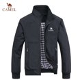 thumbnail image 1 of Veste Brodée CAMEL Printemps et Automne Couleur Unie Mode Ajustée Veste Bombe Veste Baseball Veste Homme M-6TG, 1 of 4