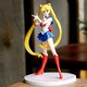 thumbnail image 2 of Figura de Anime Sailor Moon de dibujos animados de 17cm, figura de acción de PVC, modelo de Anime, muñeca Kawaii, adornos de escritorio, 2 of 4