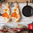 thumbnail image 6 of Burnt Orange Leaves Kitchen Towels Set of 4, Elegant Botanical Vintage Art Absorbent Dish Towels for Kitchen, Microfiber Hand Towel, Quick Drying Tea Towel for Cleaning Decorative Dishcloths, 6 of 7