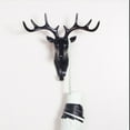 thumbnail image 7 of Rack deer head wall decor hook hanger holder home animal plastic key stags room, 7 of 7
