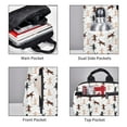 thumbnail image 3 of Yiaed Yoga Labrador Retriever Print Lightweight Backpack Travel Backpacks Hiking Daypack for Women Men, 3 of 5