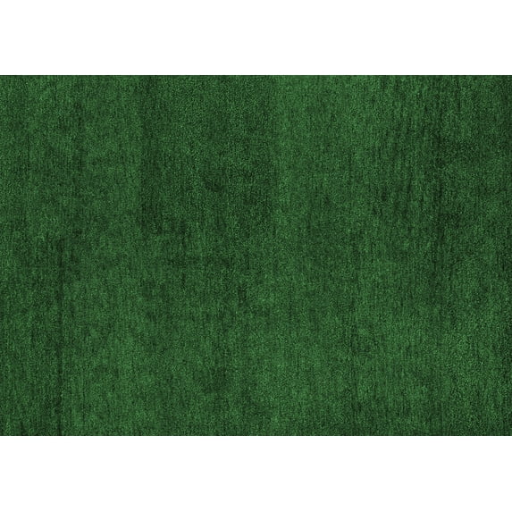 Ahgly Company Indoor Rectangle Abstract Emerald Green Modern Area Rugs, 8' x 12'