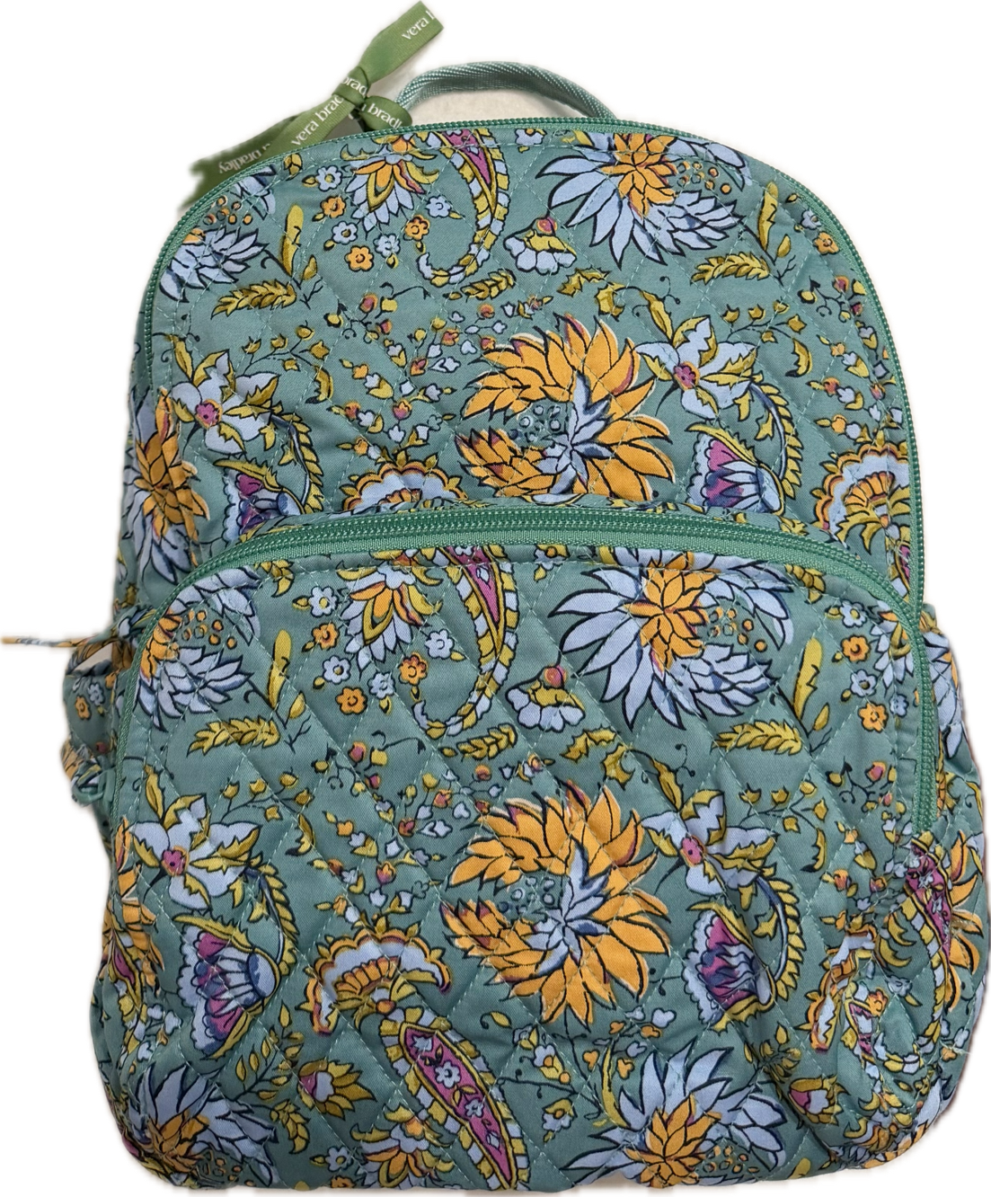 Vera Bradley Large Ripstop Material Backpack In Palm Floral Design NWT $159 MSRP New Vera Bradley Essential Compact Backpack Palm Floral  main image 3