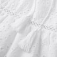 thumbnail image 4 of Honganda Robe Décontractée pour Femmes, Sans Manches, Découpes Simples, Longues Bretelles à Franges, Robe Col en V, Été Ample, une Pièce, 4 of 9