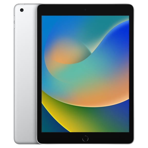 Pre-Owned Apple iPad 9th Generation 64GB Wi-Fi + Cellular Silver Tablet