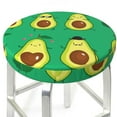thumbnail image 3 of Vsdgher Cartoon Fruit 1 Print Stool Covers Round,Stretch Round Stool Covers Washable Stool Cushion Slipcover Elastic Chair Covers for 12-14 Inch Chair, 3 of 7