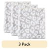(3 pack) Parent's Choice Premium Plush Baby Blanket for Baby and Toddler, Gray Animal Print, 30" x 40", For Boy or Girl
