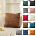 thumbnail image 1 of Xihbxyly Funda de Almohada a Rayas, Cómoda Textura En Relieve, Diseño Resistente a La Decoloración, Decoración para Sofá Cama, Fácil Cuidado con Cremallera Oculta, Varios Colores, Tamaño 45 X 45 Cm, 1 of 6