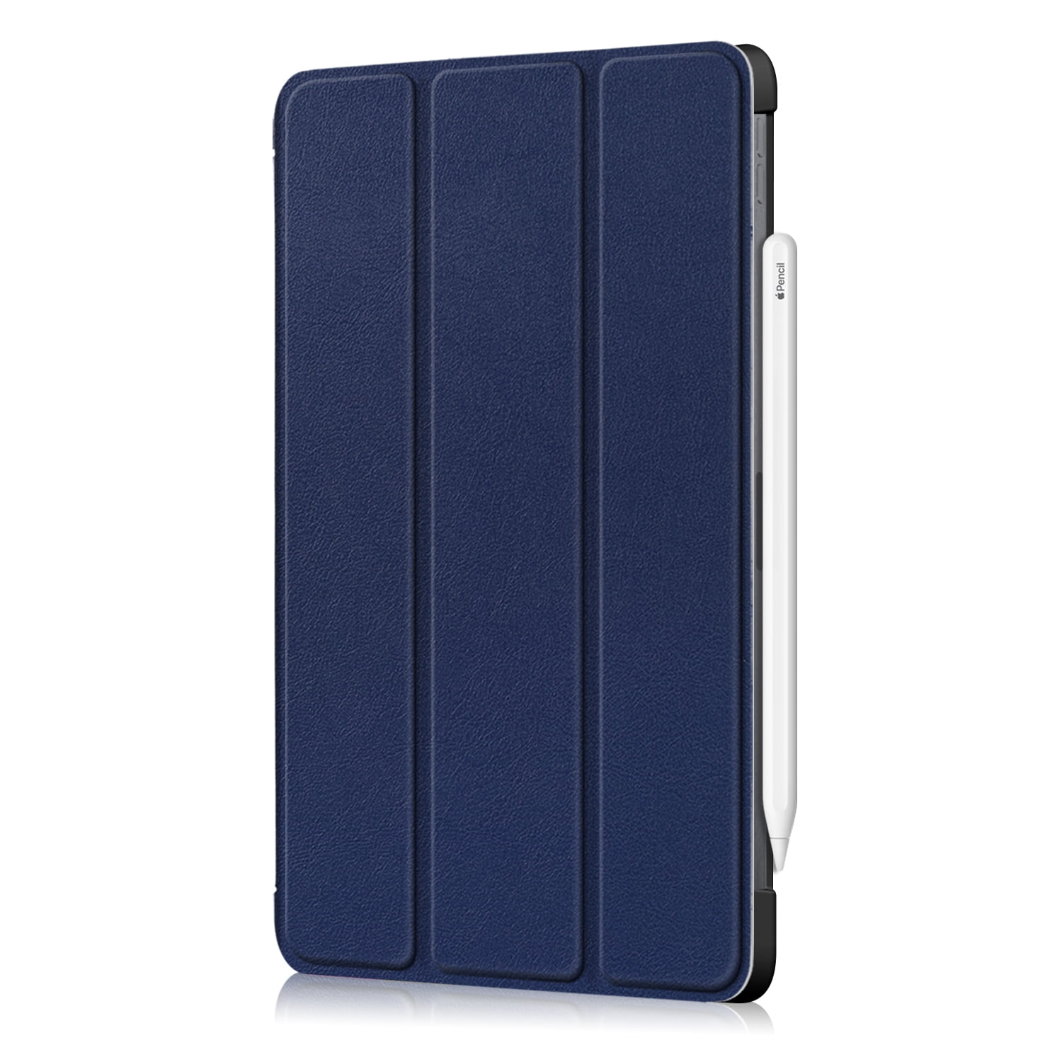 Allytech iPad Pro 11 2020 Case 2nd Generation, Slim Lightweight [Support Apple Pencil Charging] Auto Sleep Wake Trifold Stand Protective Smart Cover Case for Apple iPad Pro 11 Inch 2020 - Darkblue