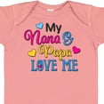 thumbnail image 4 of Inktastic My Nana and Papa Love Me with Hearts Boys or Girls Baby Bodysuit, 4 of 5