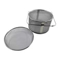 thumbnail image 2 of Dualoai Honey Strainer Easy to Use Mesh Filter Stainless Steel Double Layer Sieve Filter, 2 of 9