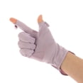 thumbnail image 5 of Summer Sunscreen Gloves Women Thin Ice Silk Anti-ultraviolet Dew Finger Touch Screen Driving Riding Non-slip Breathable Gloves, 5 of 18