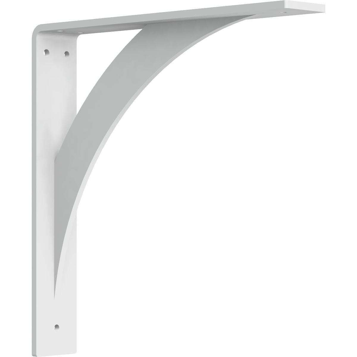 Photo 1 of 2W x 12D x 12H Legacy Steel Bracket, White Primer