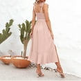 thumbnail image 6 of Sngxgn Women's Full Slip for Under Dresses Sexy Long Sleeveless Dress(Pink,M), 6 of 6