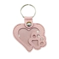 thumbnail image 1 of Dog Hair Collector Keychain Charm Memorial Storage Box, Pet Memorial Gifts, Cat Memory Collector, Heart Paw Shape Pet Fur Keepsake Keyring for Collecting Hair With Button, 1 of 8