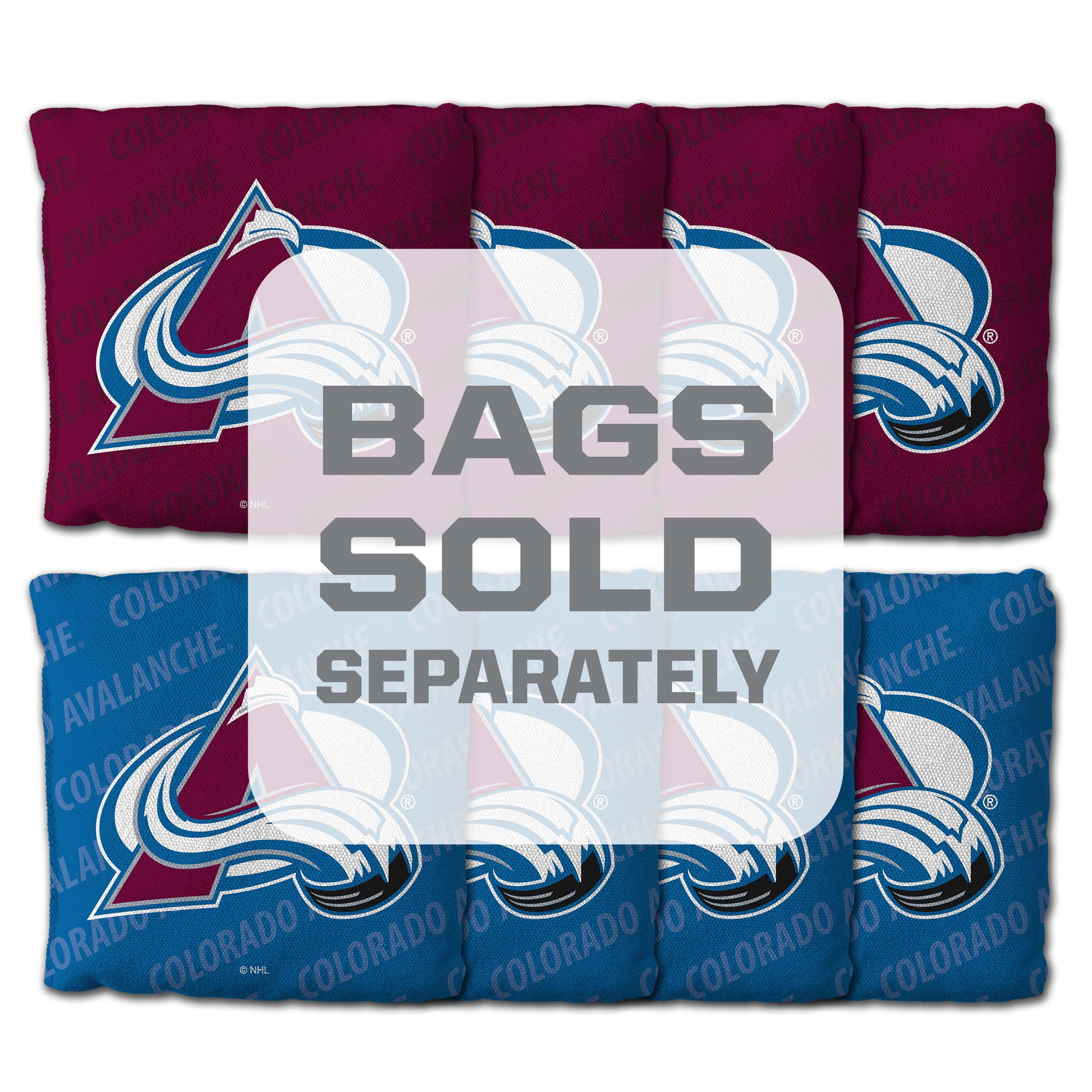 YouTheFan NHL Colorado Avalanche 2' x 3' Cornhole Game No Bags