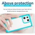 thumbnail image 2 of Case for Xiaomi Mi 13 Phone Case Slim Dropproof [Defend from Drop/Scratch/Slip/Fingerprint] Clear Acrylic Hard Back Soft TPU Bumper Hybrid Phone Cover for Xiaomi Mi 13-Crystal Blue, 2 of 16