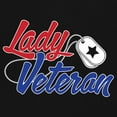 thumbnail image 3 of Lady Veteran T-Shirt Veteran's Day USA Military Honor Proud Army Mom Air Force Wife American Patriotic Women's Tee, 3 of 7