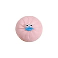 thumbnail image 2 of Slow Rising Butter Squeeze, Silent Squeeze Toys Adults, Squeeze for Adults, 4 in Diameter, Pink Dumpling Shape, Trichotillomania Squeeze Toys, 1 Pc, 2 of 6
