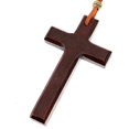 thumbnail image 2 of Cross Pendant Car Mirror Hanging Decor Wooden Cross Ornament Hanging Pendant, 2 of 3