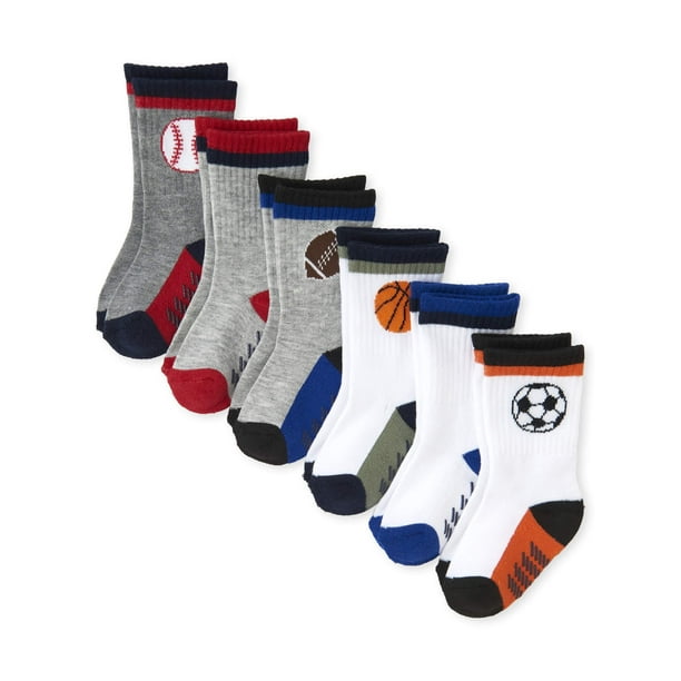 The Children's Place The Children's Place Sports Graphic Crew Socks