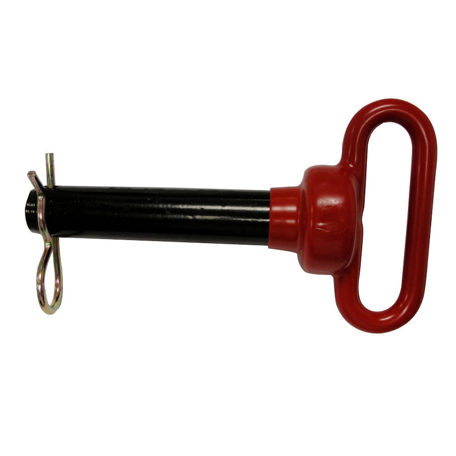 Red Handle Hitch Pin 1" Pin Dia. 43/4" Useable Length. Grade 5