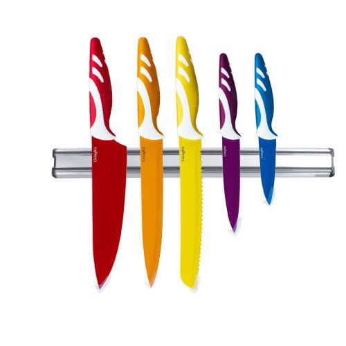 NHL 5-Piece Kitchen Knife Set - Includes Chef Knife, Bread Knife, Carving  Knife, Utility Knife, Paring Knife - Durable & Dishwasher Safe - Ideal Gift