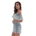 thumbnail image 2 of Riviera Sun Rayon Crepe Tie Dye Romper (Blue, Medium), 2 of 3