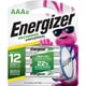 thumbnail image 2 of Energizer Rechargeable AAA Batteries, 700 mAh NiMH, Pre-charged, Chargeable for 1,000 Cycles, 8 Count, 2 of 9